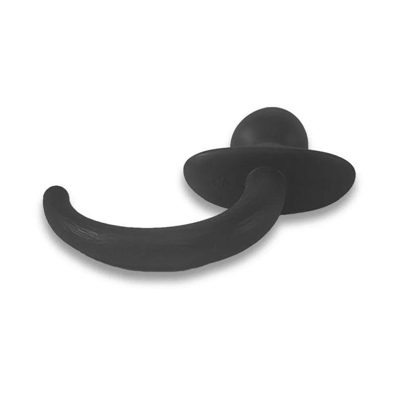 Brutus Woof Hyper Soft Silicone Puppy Tail Plug Black