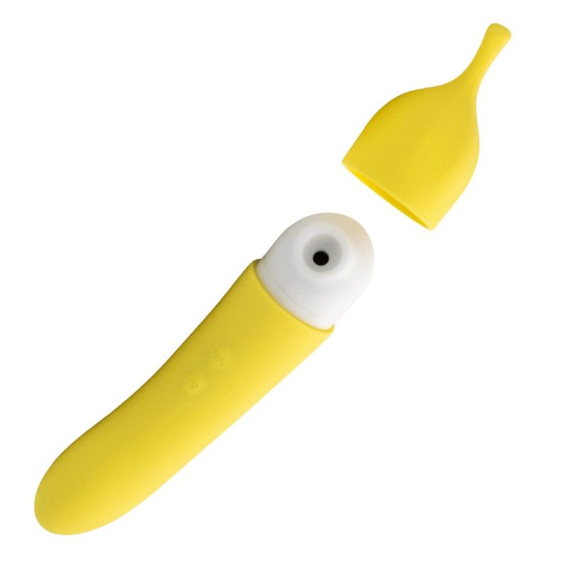 Natalies Toy Box Banana Cream Air Pulse G Spot Vibrator
