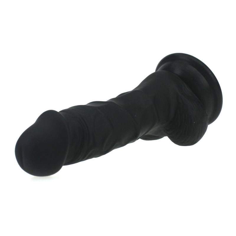 X-Men Realistic Dildo Veined Shaft W Balls Black
