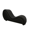 Daytona Kama Sutra Mebon Chaise Love Lounge Studded And Quilted Black