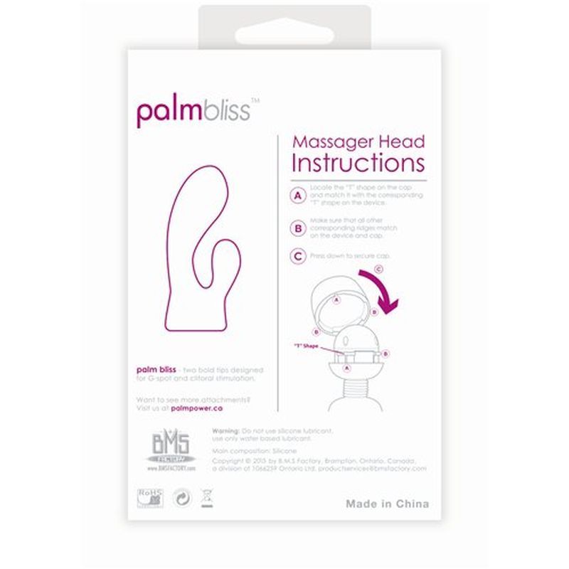 Palmpower Palmbliss Head Attachment For Use With Pink