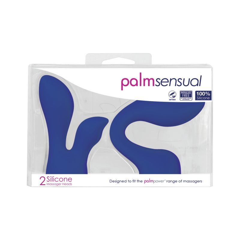 Palmpower Palmsensual Massager Heads Blue For Use With