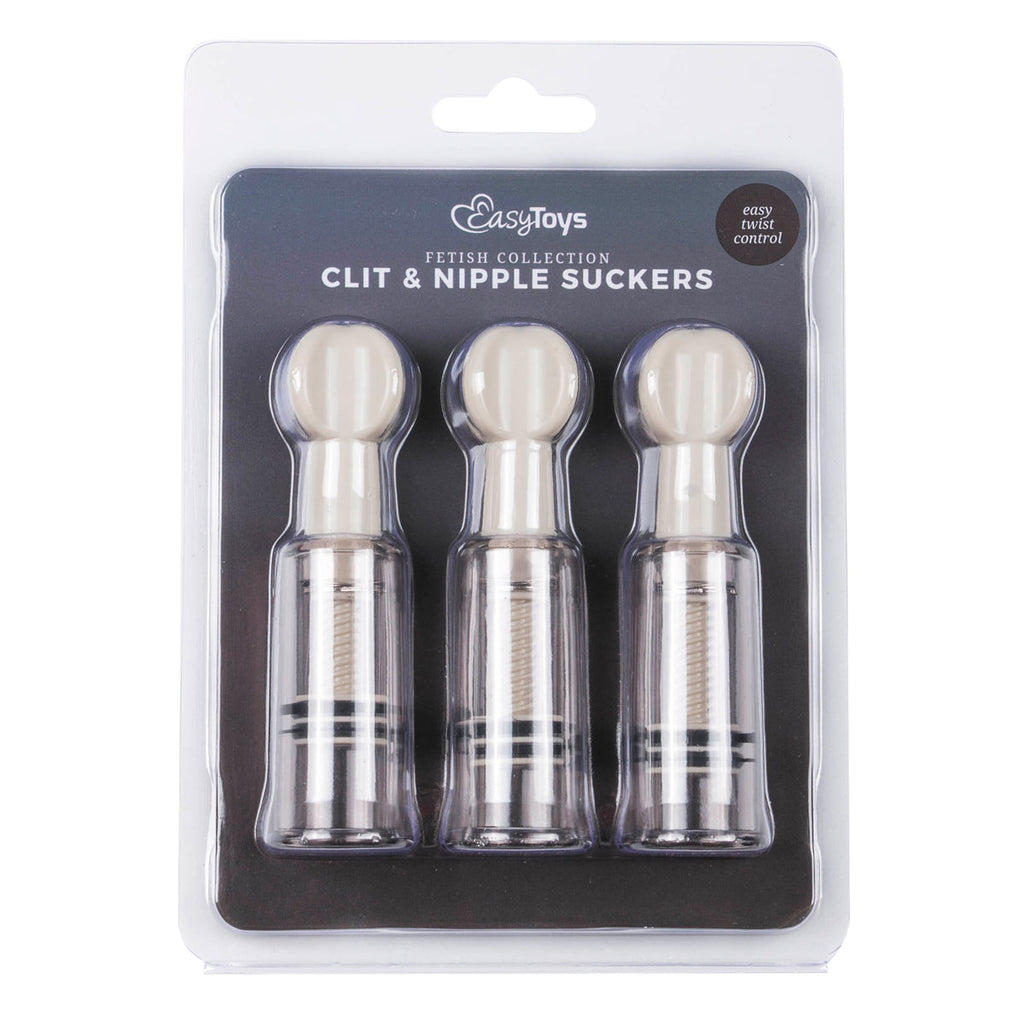 Fetish Collection Nipple And Clit Suckers 3 Pc