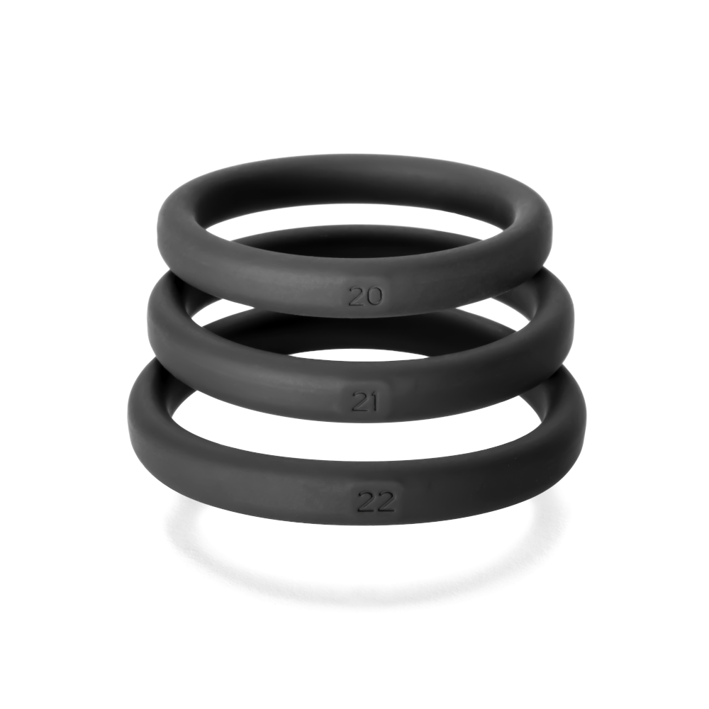 Perfectfit Xact-Fit Silicone Rings Medium 3 Kit - Medium