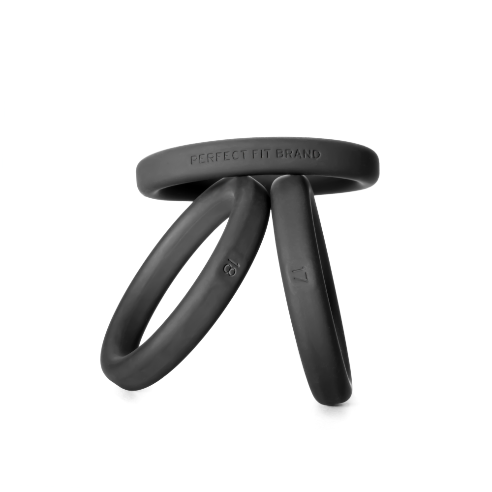 Perfectfit Xact-Fit Silicone Rings Medium 3 Kit - Medium
