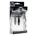 Master Series Silicone Cum Thru Barbell Penis Plug