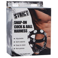 Strict Snap On Cock And Ball Harness
