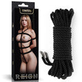Lovetoy Rebellion Reign Ebony Silky Bondage Rope Black
