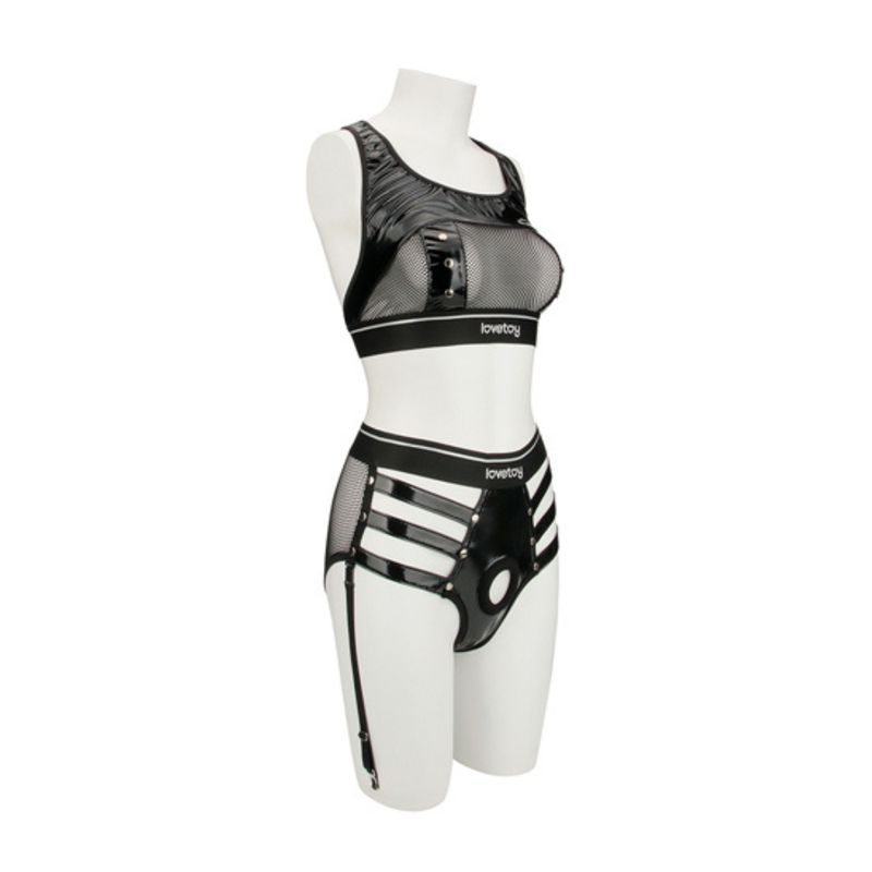 Lovetoy Rebellion Reign Iconic Harness Strap On Set Size L/Xl