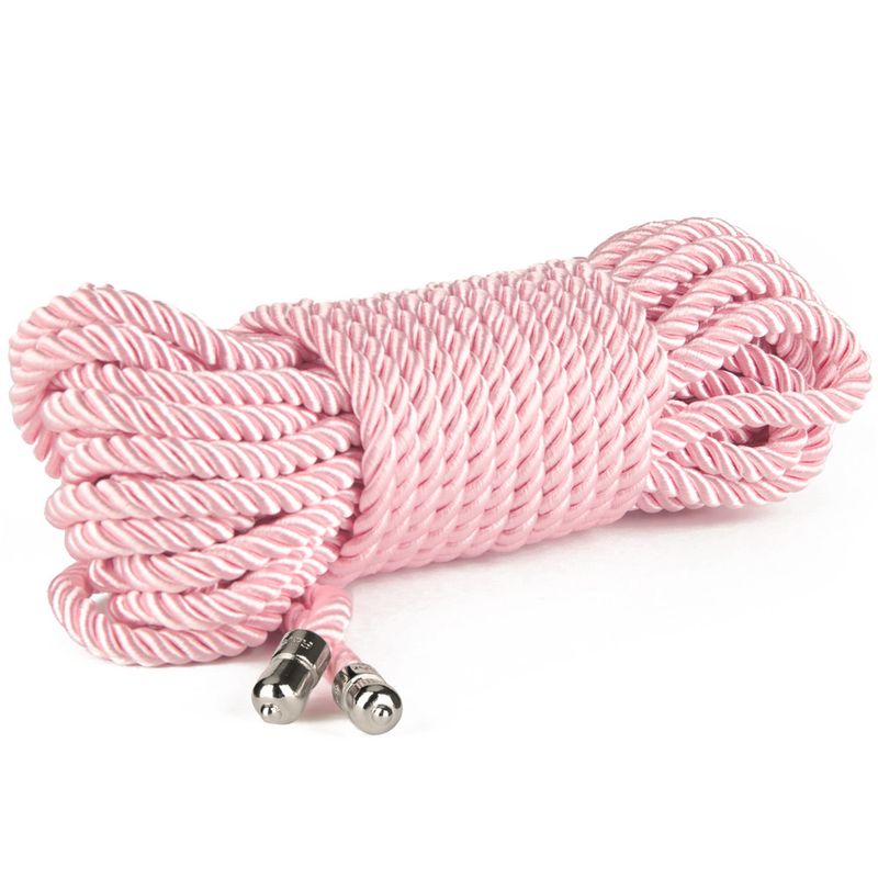 Lovetoy Rebellion Reign Rose Silky Bondage Rope Pink 10M