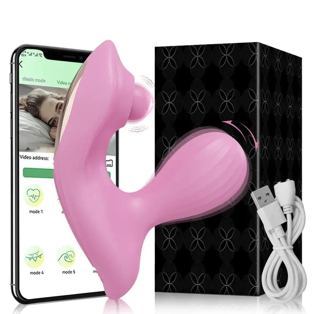 Vibrating Panties for Women G Spot Stimulation Masturbation Toy for Couples - Pink