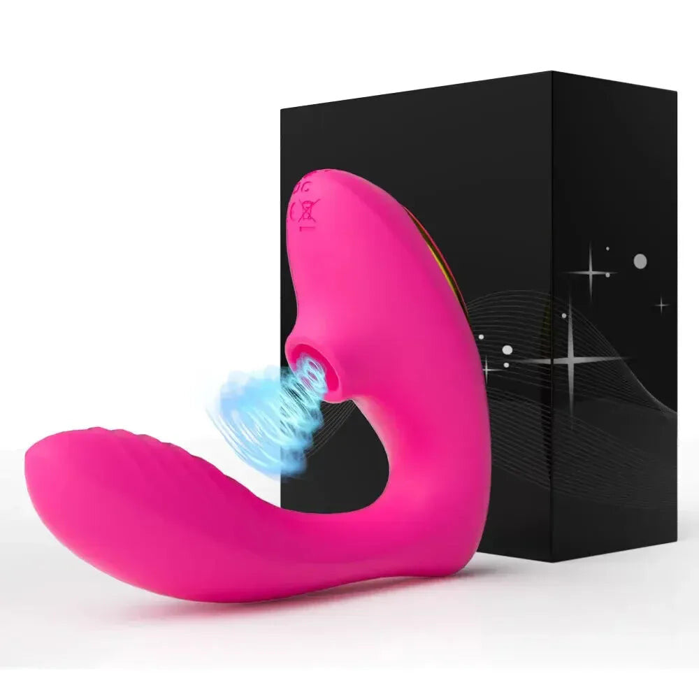Vibrating Clit Sucker for Women G Spot Stimulator Female Masturbator - Pink