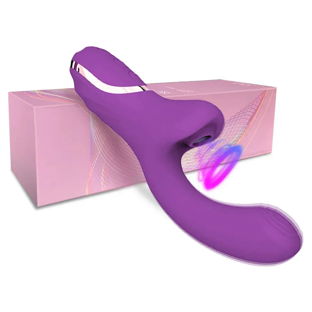 Clitoral Sucking Vibrator 20 Modes for Female Pleasure - Purple