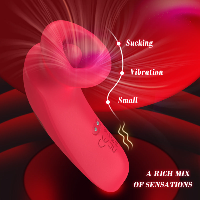 Exquisite Loli Suction Vibrator - Intense Tongue-Licking & Pulsating Pleasure for Women