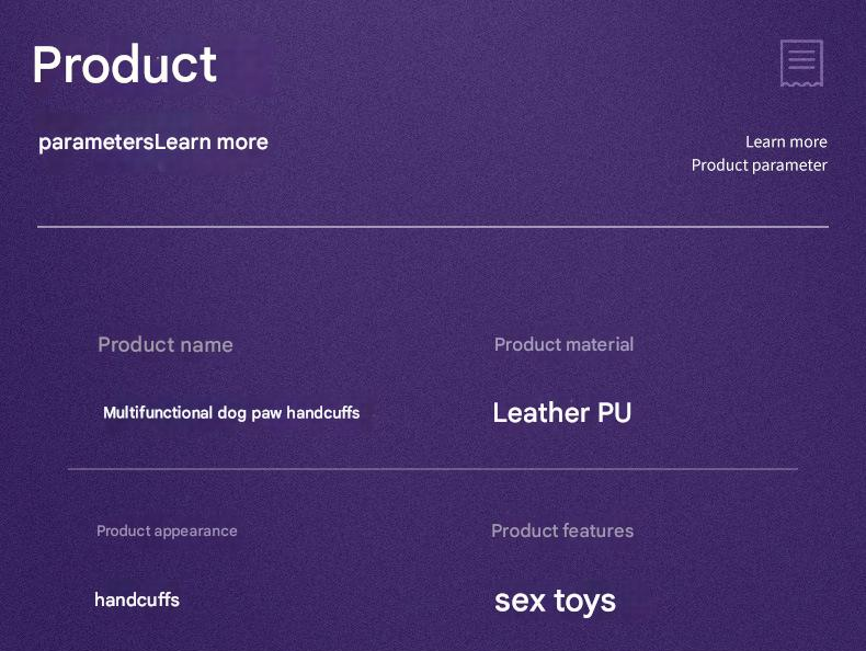 PU Leather Padded Bondage Mitts with Locking Straps & Connecting Chain - Playful Adult Set(Pink)