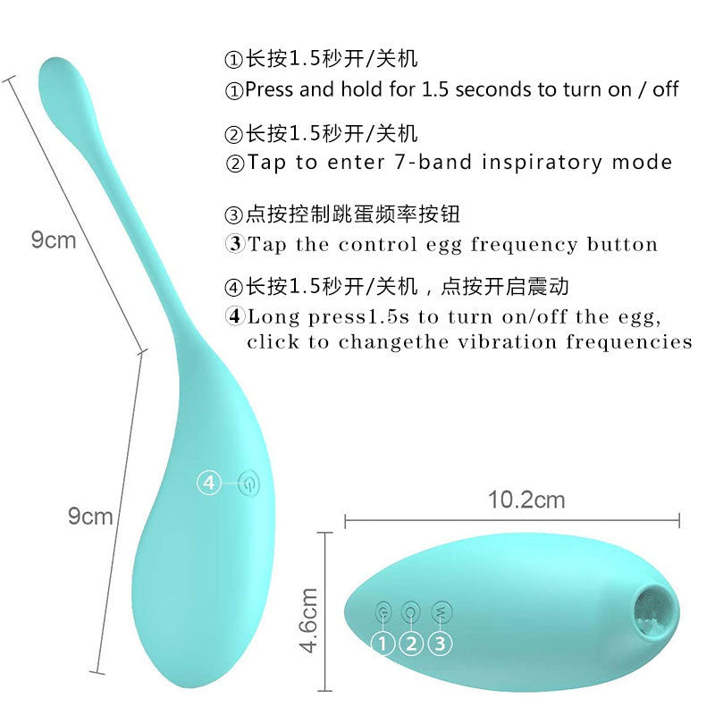 Green PulseWave Waterproof Clitoral Sucker & Vibrating G-Spot Teaser - 7 Suction Modes, USB Rechargeable